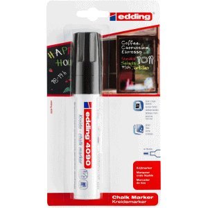 edding 6 x Kreidemarker 4090 4-15mm schwarz