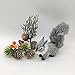 Tnyvm Grey Mini Simulation Plush Squirrel 10cm Mini Squirrel Stuffed Animals Plush Rabbit Soft for Gift Home Decor Place Table Decorations Ornament Room Decorations