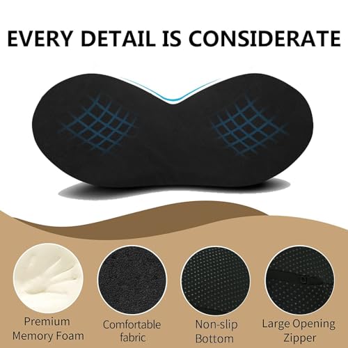 Image of Livtribe Car Seat Cushion - Memory Foam Car Seat Pad - Sciatica & Lower Back Pain Relief - Car Seat Cushions for Driving - Road Trip Essentials for Drivers(Classic Black)