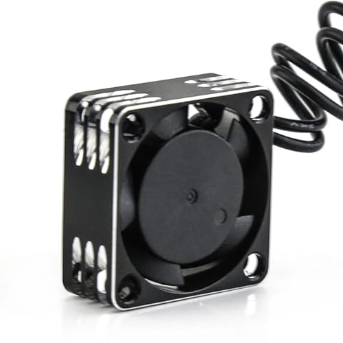 RC�������i For Motor ESC ���M�p25mm�������M��p�t�@��RC 25x25mm�t�@��RC�J�[�C�������p�[�c(Silver)