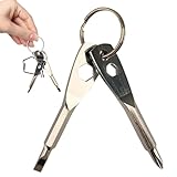 -Schlüsselanhänger, Schraubendreher-Schlüsselanhänger,Tragbare Schraubendreher- aus legiertem Stahl | Hochfestes -Werkzeug, Gadgets für Männer und Fr