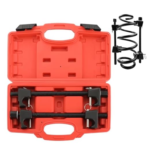 NYXOVA Macpherson Strut Spring Compressor, 2pcs Heavy Duty Coil Spring Compressor Strut Remover Installer Tool, 21mm Socket 1/2" Drive Safe Universal Set for Struct Spacer Assembly/Shock Installation