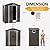 Shintenchi 5x3 FT Storage Shed,Waterproof Metal Garden Sheds with Lockable Double Door,Weather Resistant Steel Tool Storage House Shed for Yard,Garden,Patio,Lawn,Grey
