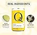 Q LIGHT TONIC WATER with Real Quinine & Organic Agave - Ideal for Cocktails & Mocktails - Made with Real Ingredients, Perfectly Carbonated, & Less Sweet - 20 Calories per Can - 7.5 Fl Oz (Pack of 24)