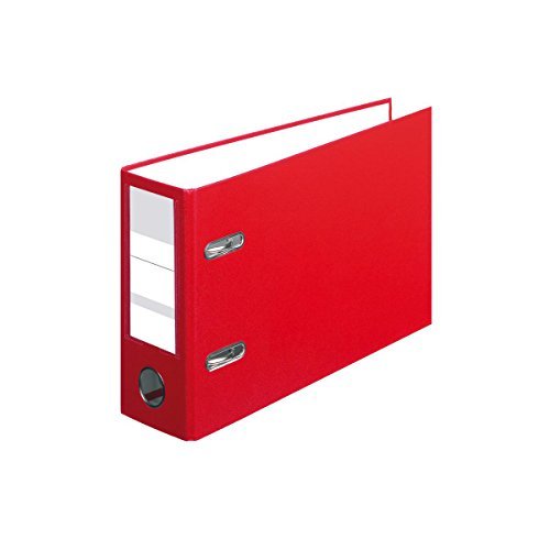 Ordner / quer / DIN A5 / 80mm breit / Farbe: rot