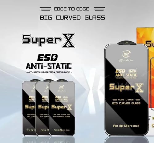 Image of Premium Edge to Edge Super X Tempered Glass Screen Protector for HMD Fusion - TS-X-Q5 (Black)