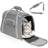 Romon Sac Transport Chat, Caisse de Transport Chien Respirant et Pliable...