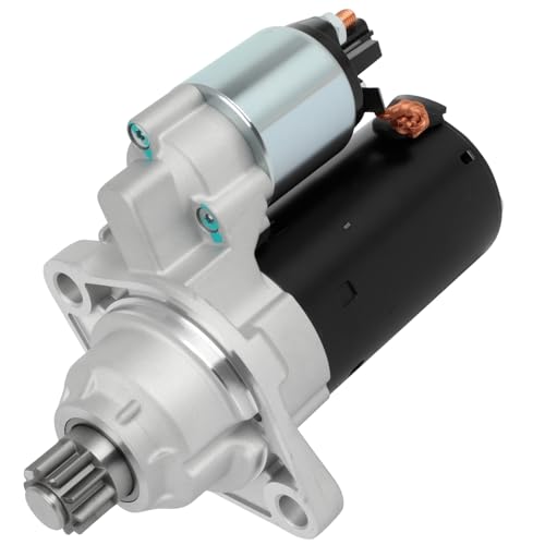 Image of SCITOO Starter Motor fit for Volkswagen for Beetle 2.5L 2006-2014,for Volkswagen for Beetle Cabrio 2.5L 2011,for Volkswagen for Bora 2.0L 2006 Replacement Starter 17969