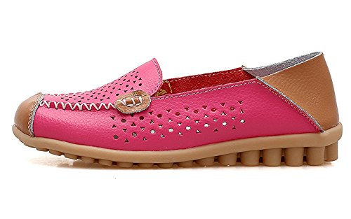 Image of VenusCelia Women's Floral Comfort Walking Flat Loafer