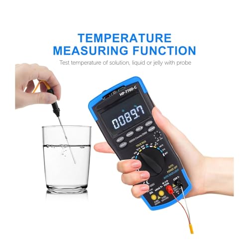 Multimètre numérique LCD HP-770D-C pour tester vos condensateurs - 3