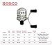 Zebco Omega Spincast Fishing Reel, Size 30 Reel, Changeable Right or Left-Hand Retrieve, Pre-Spooled with 10-Pound Zebco Fishing Line, Aluminum and Double Anodized Front Cover, Silver