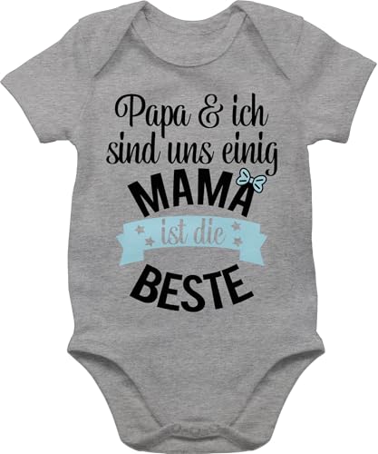 Baby Body Junge Mädchen - Mama ist die Beste I Mama Geschenk Muttertag -...