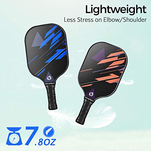Niupipo Pickleball Paddles, Lightweight Pickleball Rackets W/Fiberglass Surface thumb #2