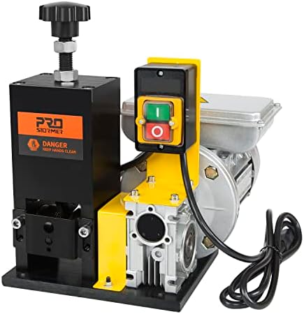 CREWORKS Automatic Wire Stripping Machine – 0.06-0.9 Inch Copper Cable Stripper, 180W