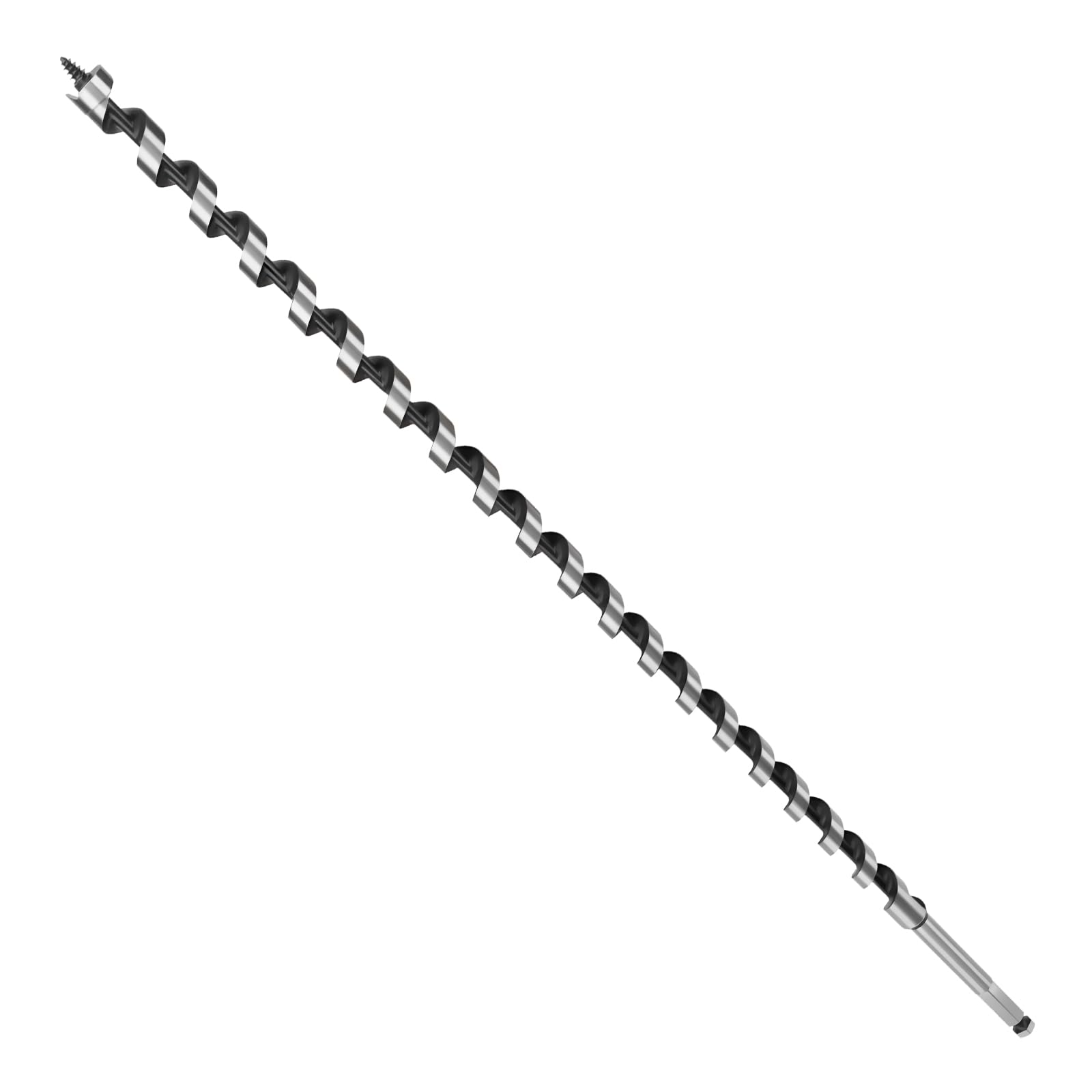 MOXPIFY Wood Auger Drill Bits, 14mm Timber Drill Bits 600mm Long Hex Shank, Extra Long Drill Bits Wood For Woodworking (14mm x 600mm)