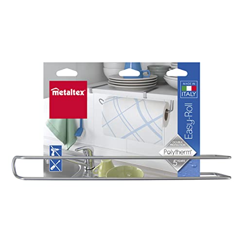 Foto von Metaltex 364935039 Easy Roll Schrankeinsatz Papierrollenhalter, Polytherm, 35x18x10cm, Silber