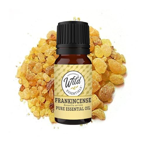 Wild Essentials Frankincense 100% Pure Essential Oil - 10ml, Therapeutic Grade, Made and Bottled in
