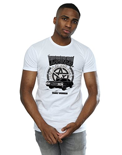 Image of Supernatural Men's Winchester Bros T-Shirt Medium White