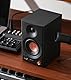 Edifier MR3 Kompakter Studio-Lautsprecher 2.0, Hi-Res Audio, Bluetooth V5.4, physische Steuerungen, RCA, AUX, Mobile App, 2 x 18 W, Schwarz
