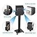 Pochar Suggestion Box with Stand, Floor Standing Offering Box, Upgraded Heavy Duty Metal Locking Ballot Collection Safe Box for Voting Contest Charity Donation Church Election, Large, Black
