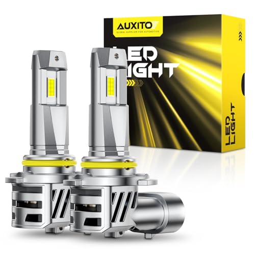 Image of AUXITO 9005 HB3 Fog Light Bulbs, 50000LM 6500K Cool White, Pack of 2
