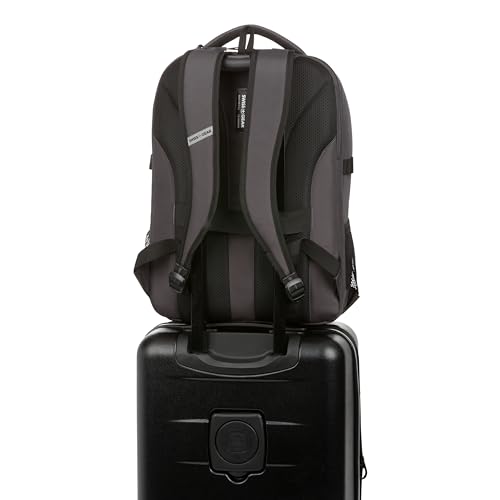 SwissGear Civic Pro Laptop Backpack, Grey, 18"x13.25"x7" - image 7