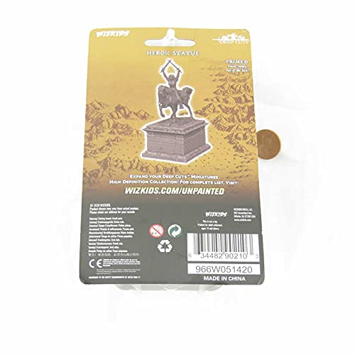 WizKids WZK90210 Deep Cuts Heroic Statue W12.5 Unpainted Miniatures – Bild 4