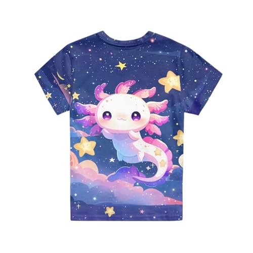 Image of JEOCODY Boys Girls Graphic Tees Funny 3D Printed Short Sleeve T-Shirts 3-16T