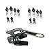 Price comparison product image 2 Set Universal Instant Fix Zipper Repair Replacement Zip Slider Teeth Rescue DIUniversal zipper head (one single 2 suit)