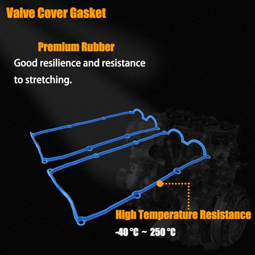Image of Auceramic Engine Cylinder Head Gasket Set Fit for 1998-2004 Isuzu Rodeo Rodeo Sporta Axiom Trooper II Vehicross Migo Honda Passport Acura SLX 3.2L 3.5L 6VE1 6VD1