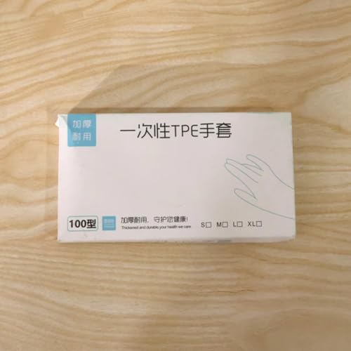Image of ROHC Disposable Plastic Gloves, Latex Free Powder Free Clear Polyethylene Hand Gloves Non-Sterile For Cleaning- Cooking, Hair Coloring, Dishwashing, Food Handling,500 pcs