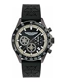 Aston Martin SPT Collection Luxury Mens Watch Timepieces with a Black Strap and Dial Featuring a Gun Case