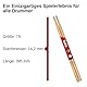 Sela Professional Maple 7A Drumsticks - ideal für sanften Rock - Schlagzeug-Sticks für Fortgeschrittene - 1 Paar Wooden-Sticks - Schlagzeug-Zubehör aus Ahornholz - Eichel-Kopf-Form, Natur, SE 274