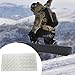 KiBcsLic Snowboard Stomp Pads,Grip Pad,Replacement,Sturdy Snowboard Step Pad Provides for Winter Ski Snowboarding Outdoor