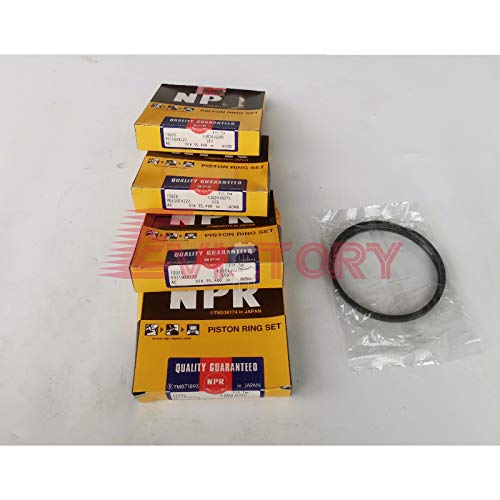 Jeu de segment de piston Isuzu 4JG1 pour stopper les fuites de compression - 2