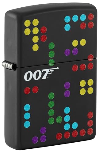 Encendedor Zippo James Bond Dr. No Negro Mate miniatura 1
