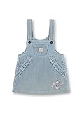 Hochwertige Blumenstickerei Sanetta Baby-Mädchen Dress Woven Kleid, Blau (Cloud Blue 9538), 86 (Herstellergröße: 086)