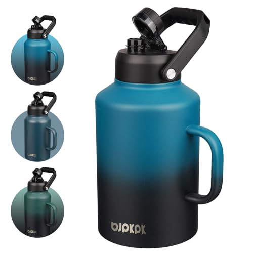 Image of BJPKPK 128oz Stainless Steel Water Bottle, 1 Gallon Insulated Water Jug