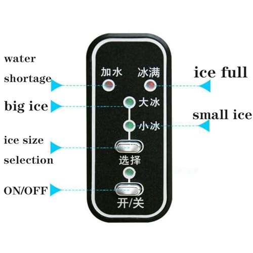 Máquina eléctrica para hacer cubitos de hielo sobremesa miniatura 5
