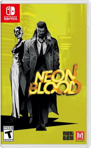 Neon Blood Nintendo Switch jeu cyberpunk détective RPG 2053