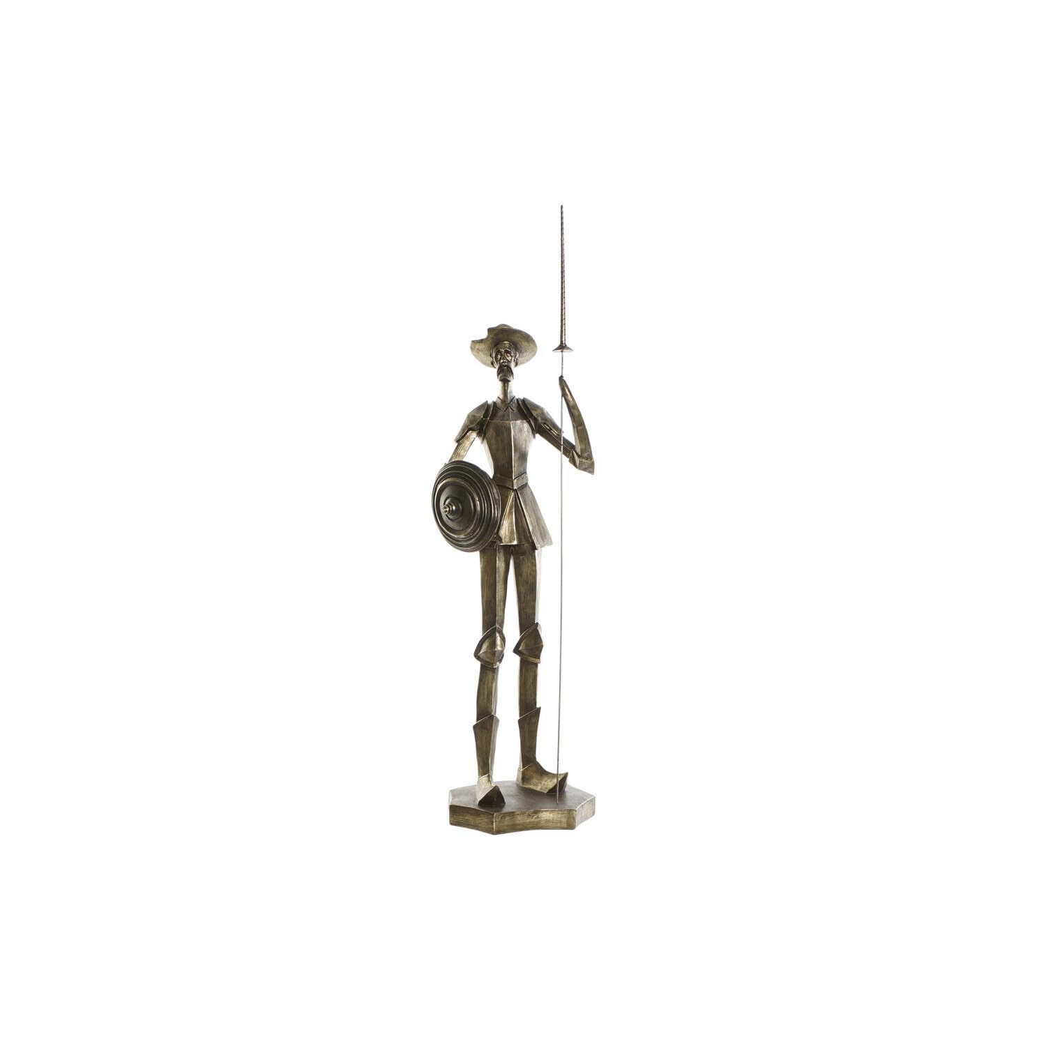 Statue de Don Quichotte cuivrée 70 cm cadeau déco idéal