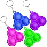 Waybla 4PCS Sensory Toys Fidget Simple Dimple Toy Stress Relief Hand Toys Fidget Toy for Kids Adults...