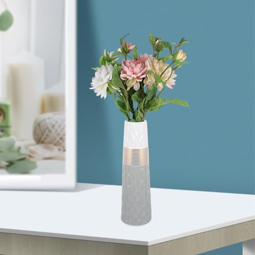 Vase en céramique moderne bicolore réutilisable pour fleur - 8