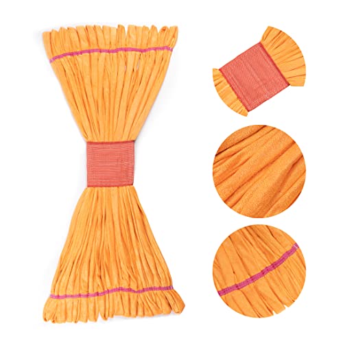 Image of Matthew Cleaning Microfiber Tube Mop(Large,Orange,3Pack) Heavy Duty Mop Head Replacement,Excellent Absorbency,Premium launderability,Reusable,Loop end for Home,Commercial and Industrial Use