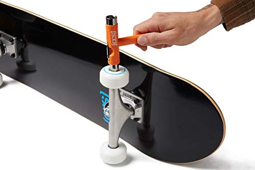 [Ccs] Skateboard Tool - All In One T Tool, Metal T Tool W/Grip File, Or Y Tool W/Rethreader (Orange) #TOP4