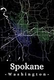 Spokane Washington: Your city, your region, your home! | Composition Notebook 6x9 plaid 120 pages