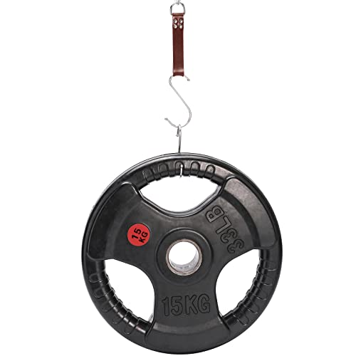 Rolarc Leather Tool Belt Suspender Loops Heavy Duty Strap Connectors Accessories (Attachment 4-Piece Set) (Brown) #TOP4