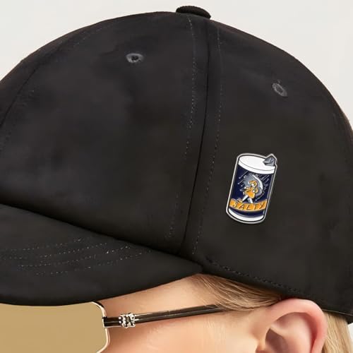 Salty Girl Enamel Lapel Brooches and Pins For Women Girls For Backpack Hat Bag, Set of 2/5/12, Navy Blue and Yellow3