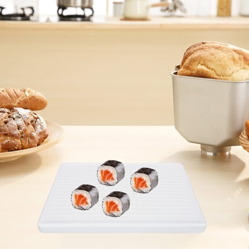 Plato rectangular reutilizable para sushi 30x19cm plástico miniatura 5