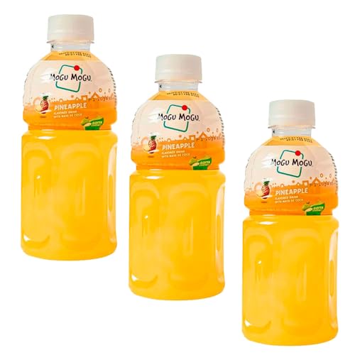 Bebida Mogu Mogu sabor a piña 320 ml - Pack 3 unidades (3x320ml)